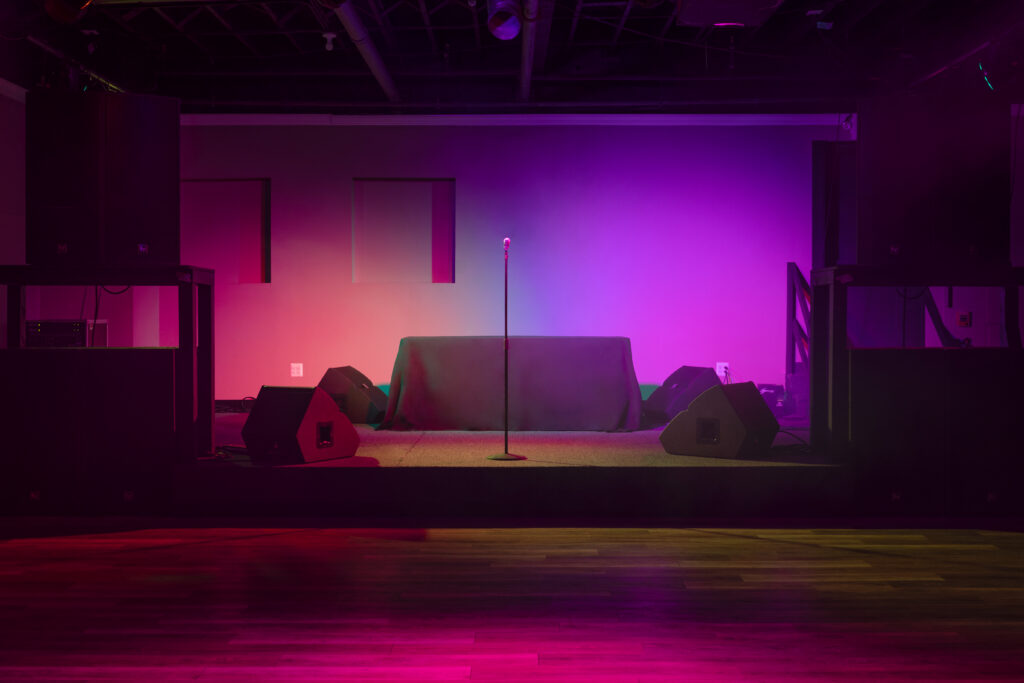 The Main Stage at the Pink Room